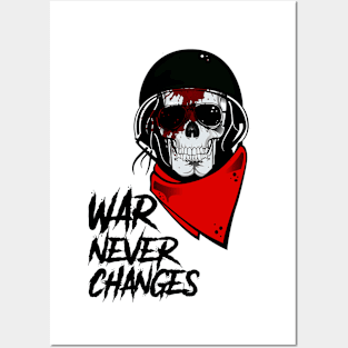 WAR NEVER CHANGES Posters and Art